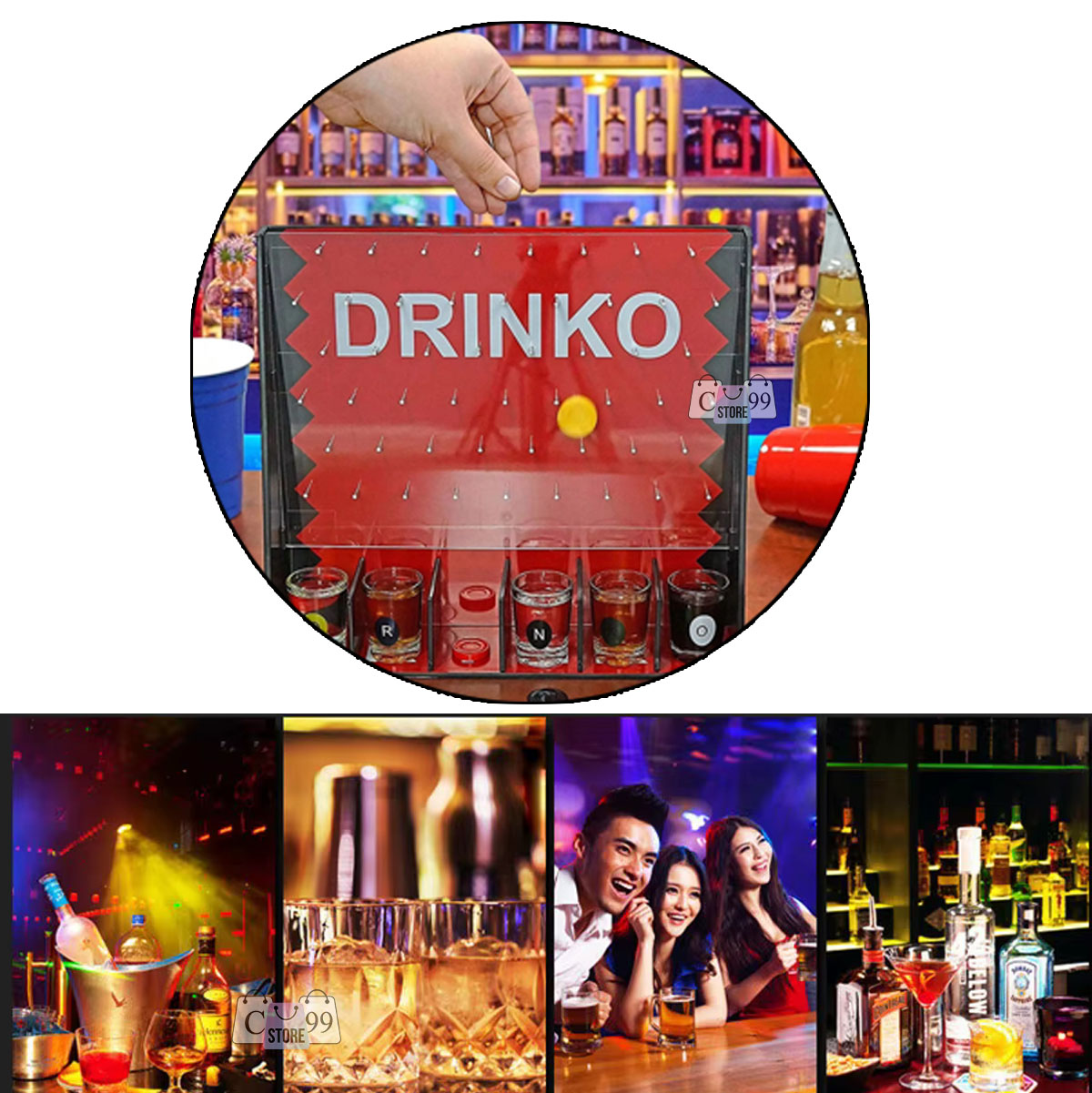 Miniatura 4 de Plinko De Copas Para Beber Drinko